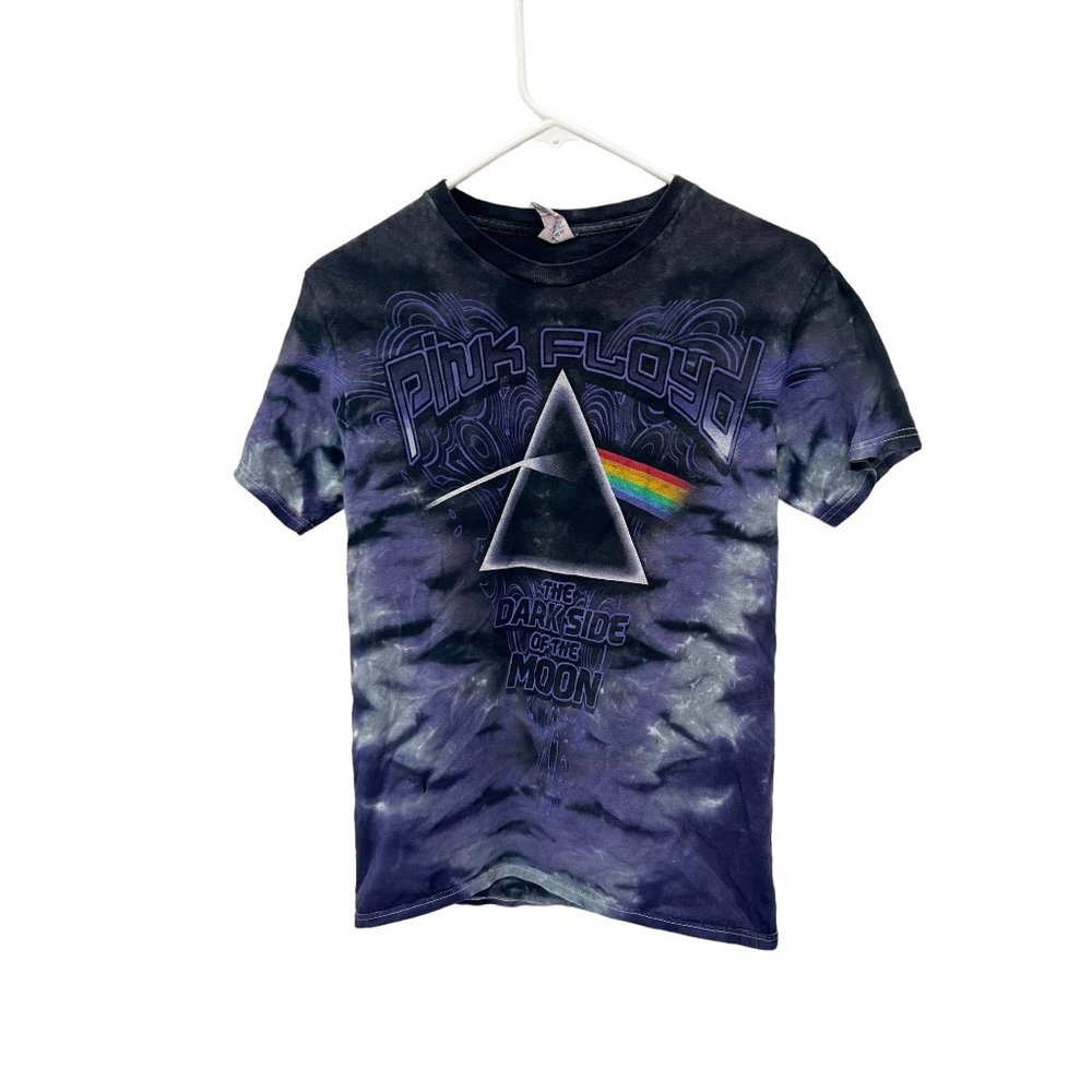 Delta Unisex Vintage Pink Floyd Prism Dark Side Of The Moon Tie Dye Tee Size S